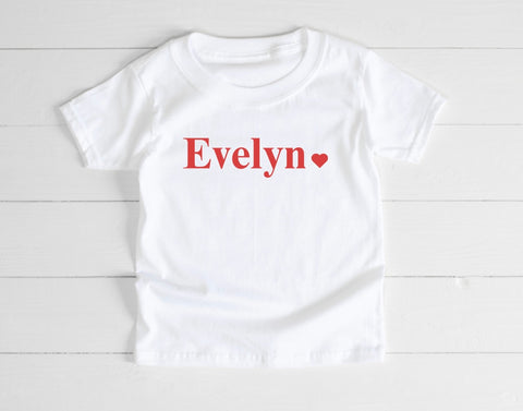 Heart Name T-Shirt