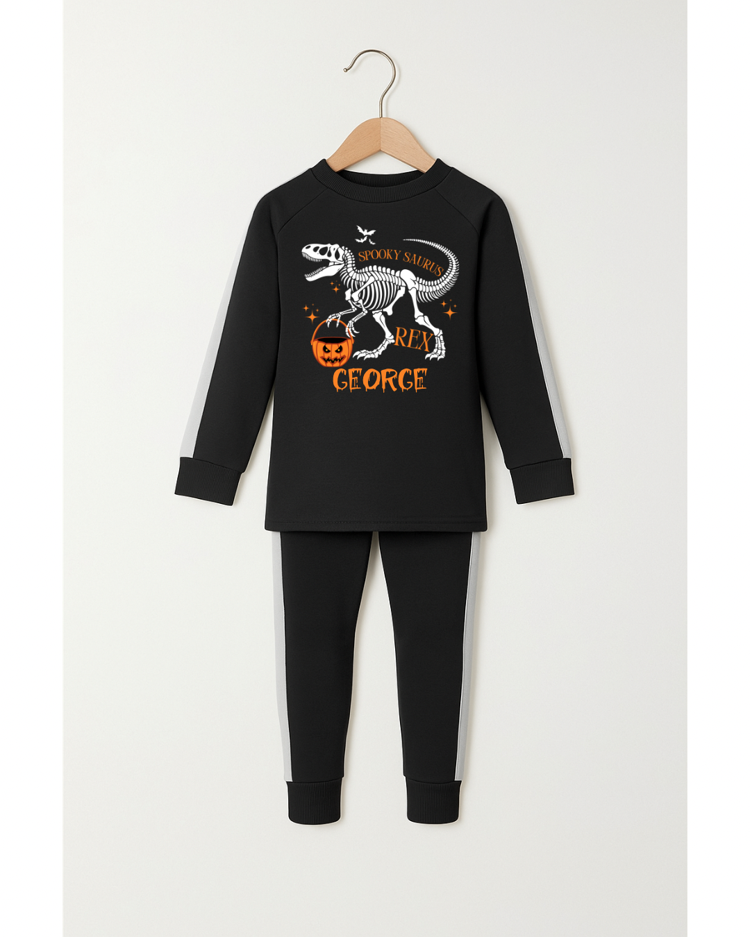 Spookysaurus Tracksuit in Black