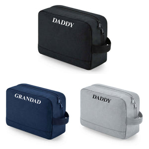 Men’s Personalised Wash Bag