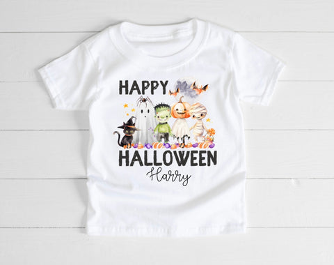 Personalised Happy Halloween T-Shirt