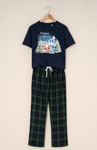 Family Matching Christmas Train Pyjamas