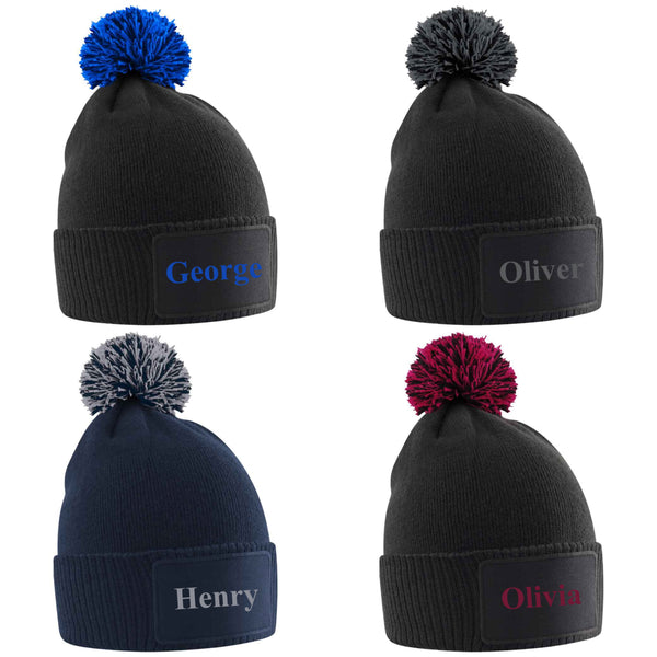 Personalised Pom Pom Hat