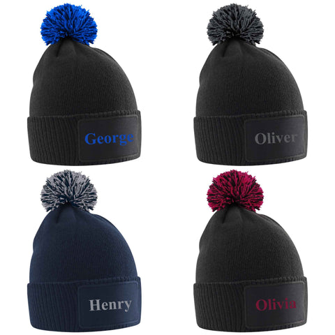 Personalised Pom Pom Hat