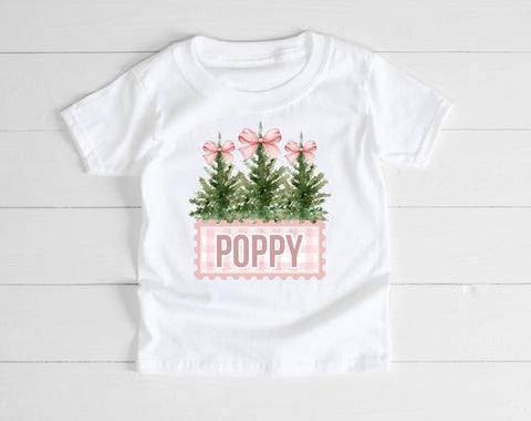 Personalised Pink Bow T-Shirt