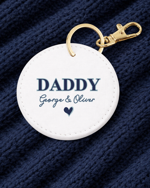 Personalised Daddy Key Ring