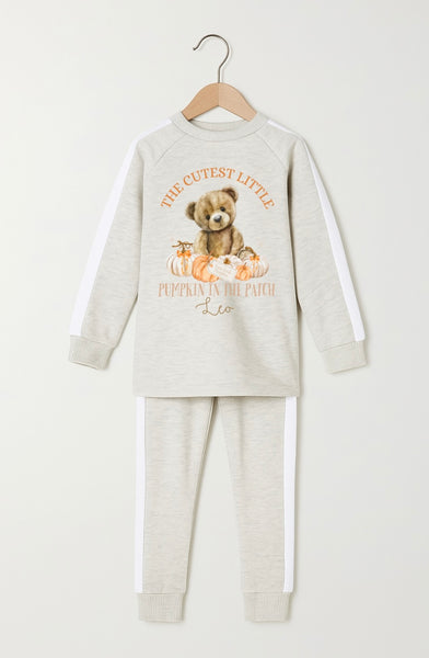 Cutest Pumpkin Tracksuit in Beige