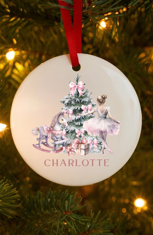 Personalised Ballerina Decoration