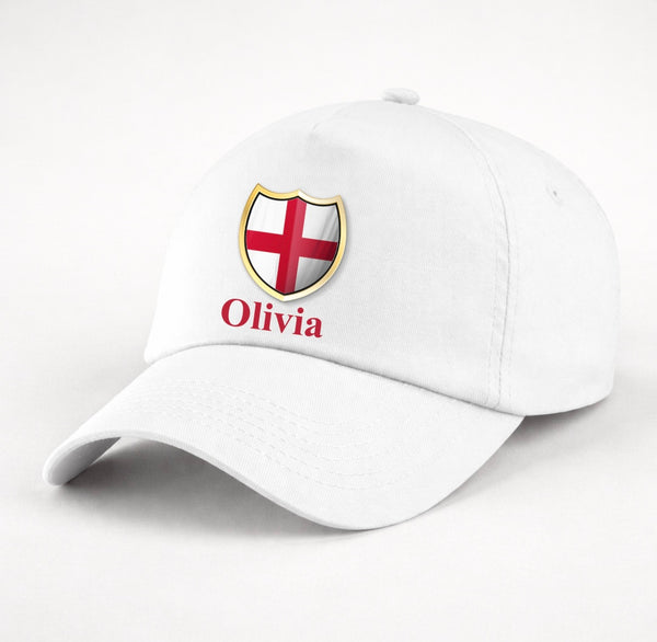 Personalised England Children's Cap
