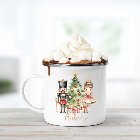 Personalised Nutcracker Enamel Mug