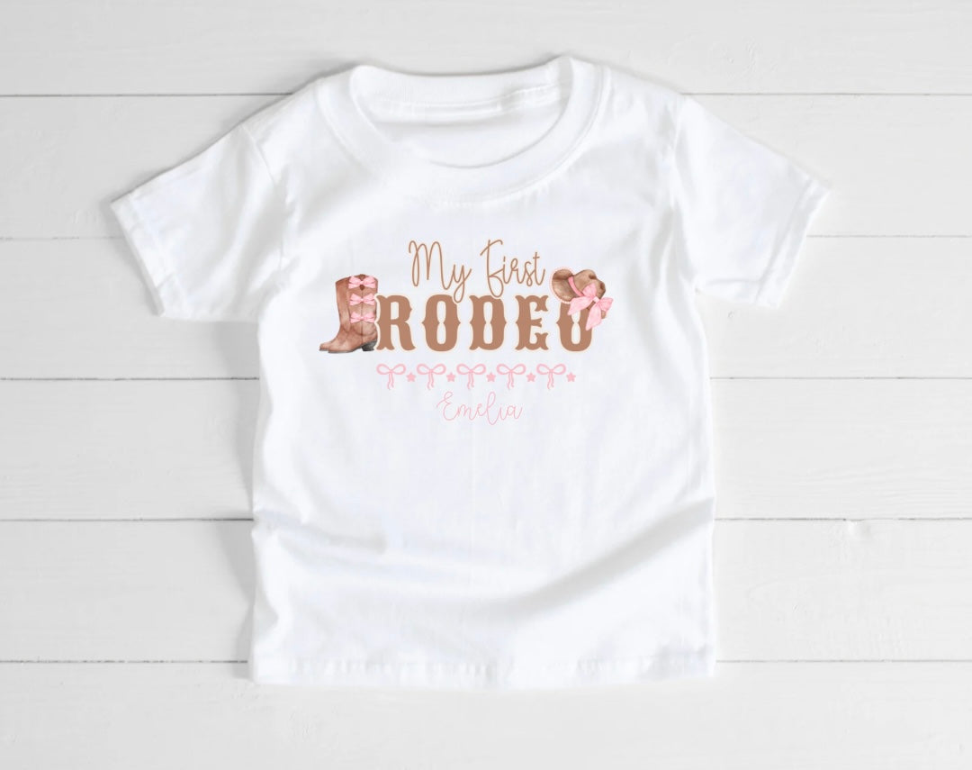 Personalised First Rodeo T-Shirt