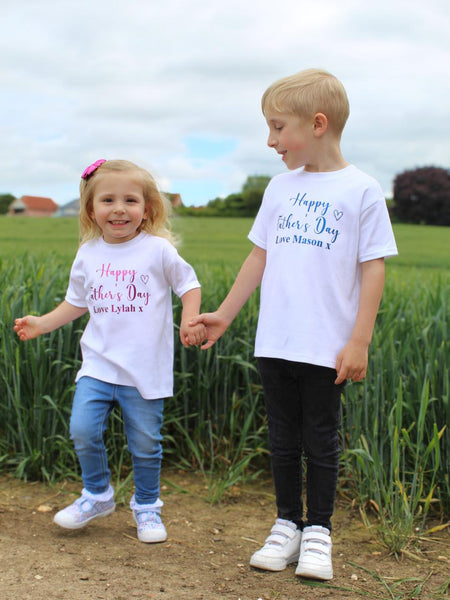 Personalised Happy Father’s Day T-Shirt