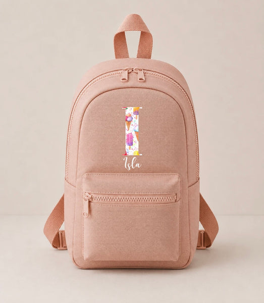 Personalised Ice Cream Mini Backpack