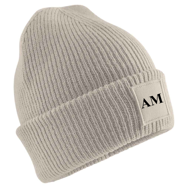 Personalised Ribbed Knit Beanie