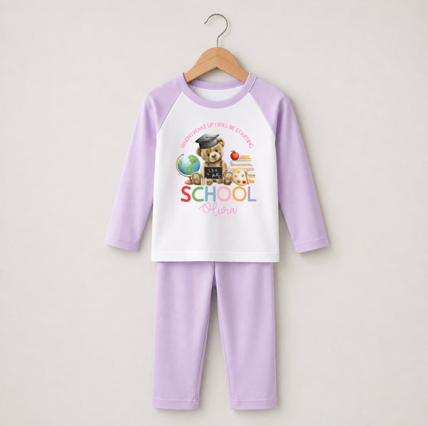 Personalised First Day of School Pyjamas