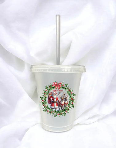 Personalised Father Christmas Cold Cup