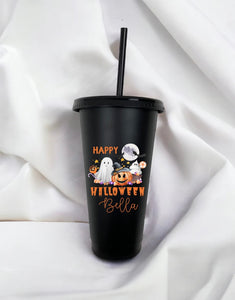Personalised Happy Halloween Cold Cup
