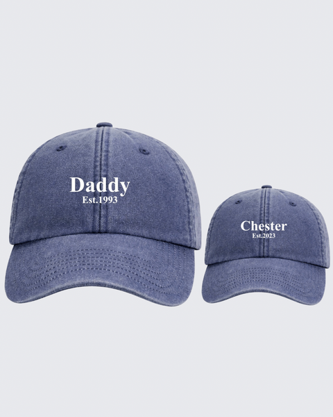 Personalised Vintage Cap Set