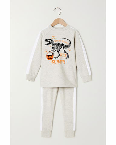 Spookysaurus Tracksuit in Beige