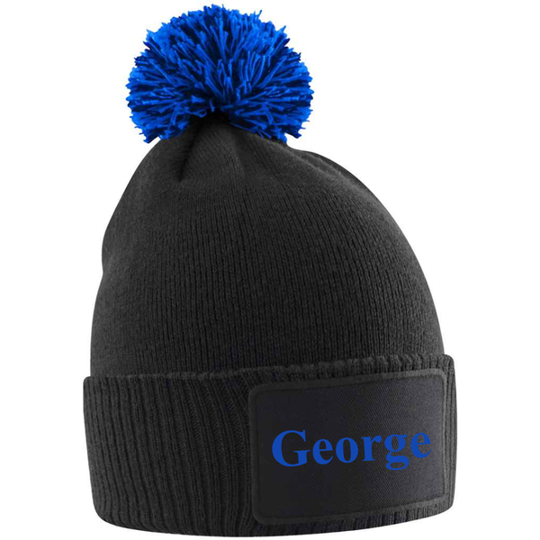Personalised Pom Pom Hat