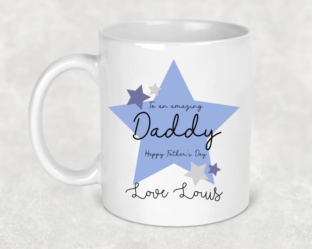 Personalised Amazing Daddy Mug