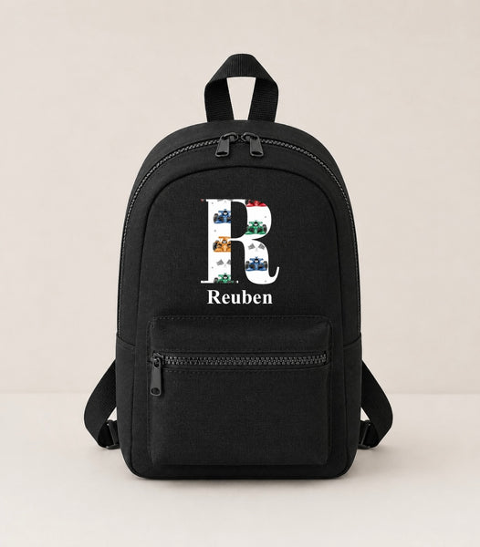 Personalised Cars Mini Backpack