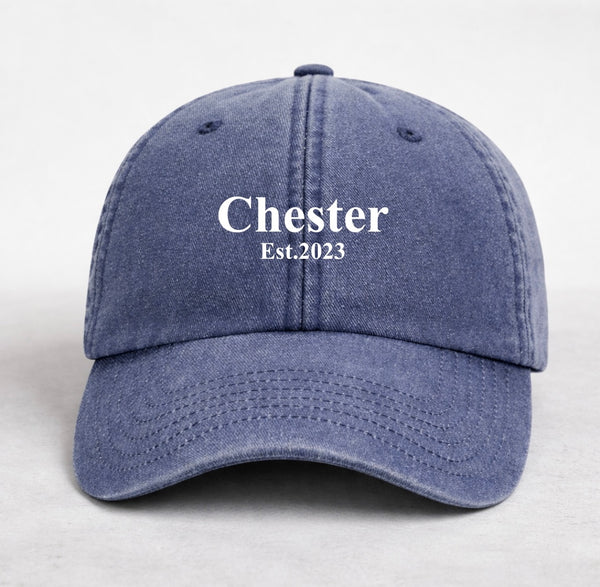 Personalised Vintage Cap Set