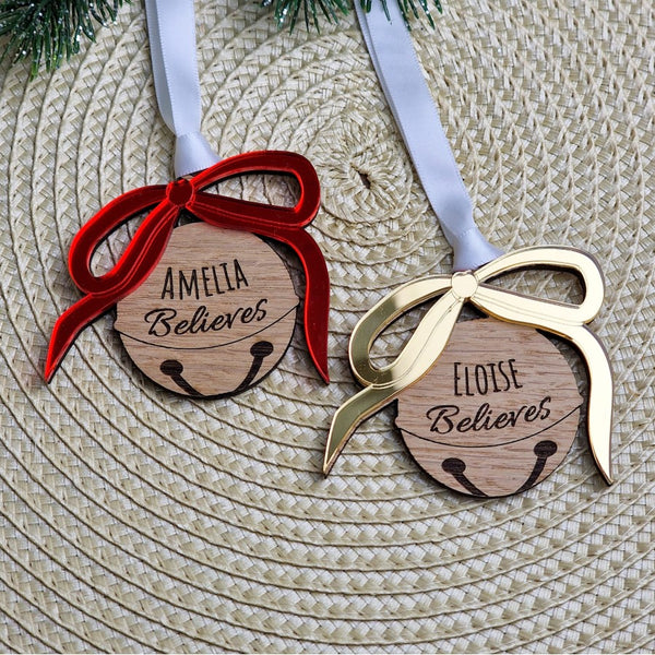 Personalised Engraved Bell Decoration