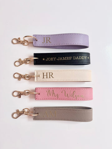 Personalised Wristlet Key Ring