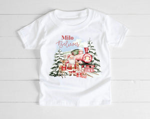Personalised Red Train T-Shirt