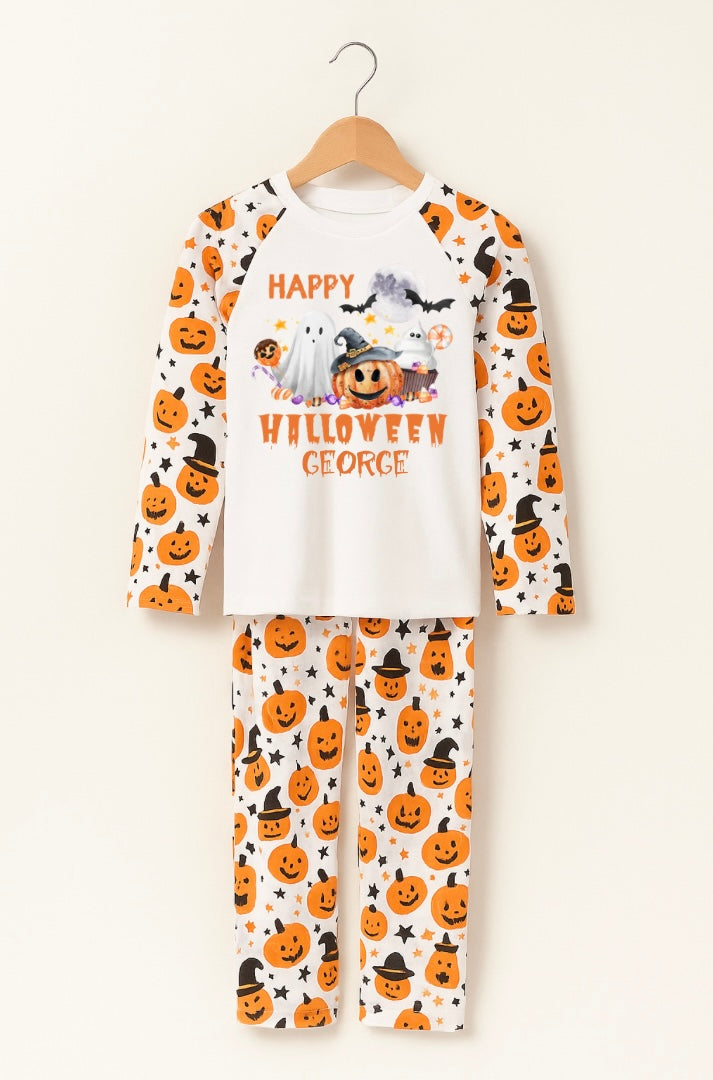 Personalised Pumpkin Pyjamas
