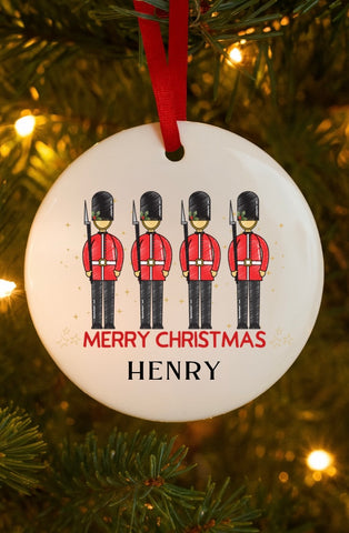 Personalised London Guard Decoration