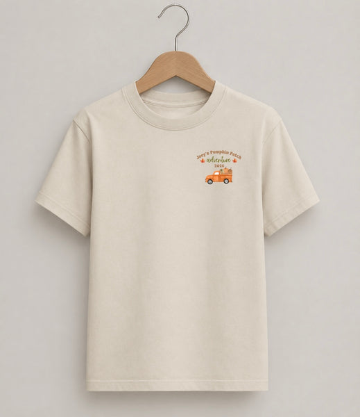 Personalised Pumpkin Patch Adventure T-Shirt