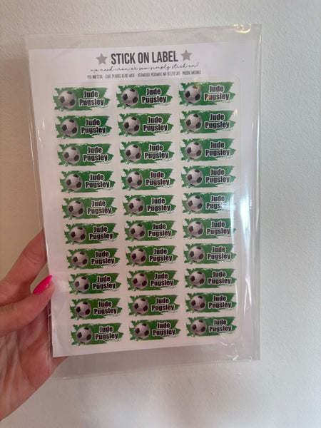 Personalised Stick on Labels