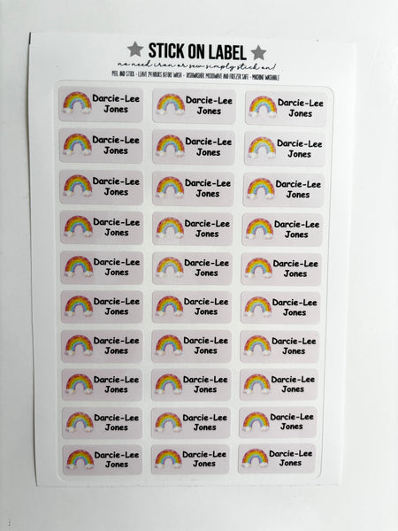 Personalised Stick on Labels