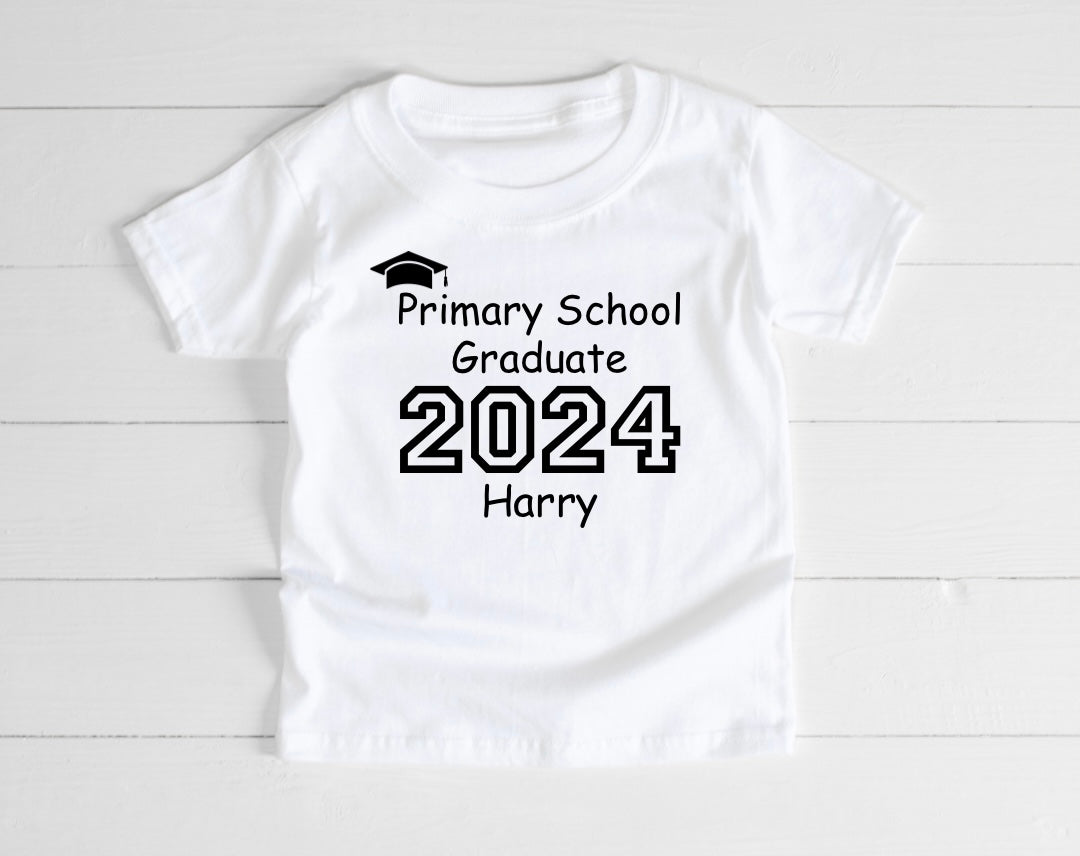 Personalised Primary School Graduate T-Shirt