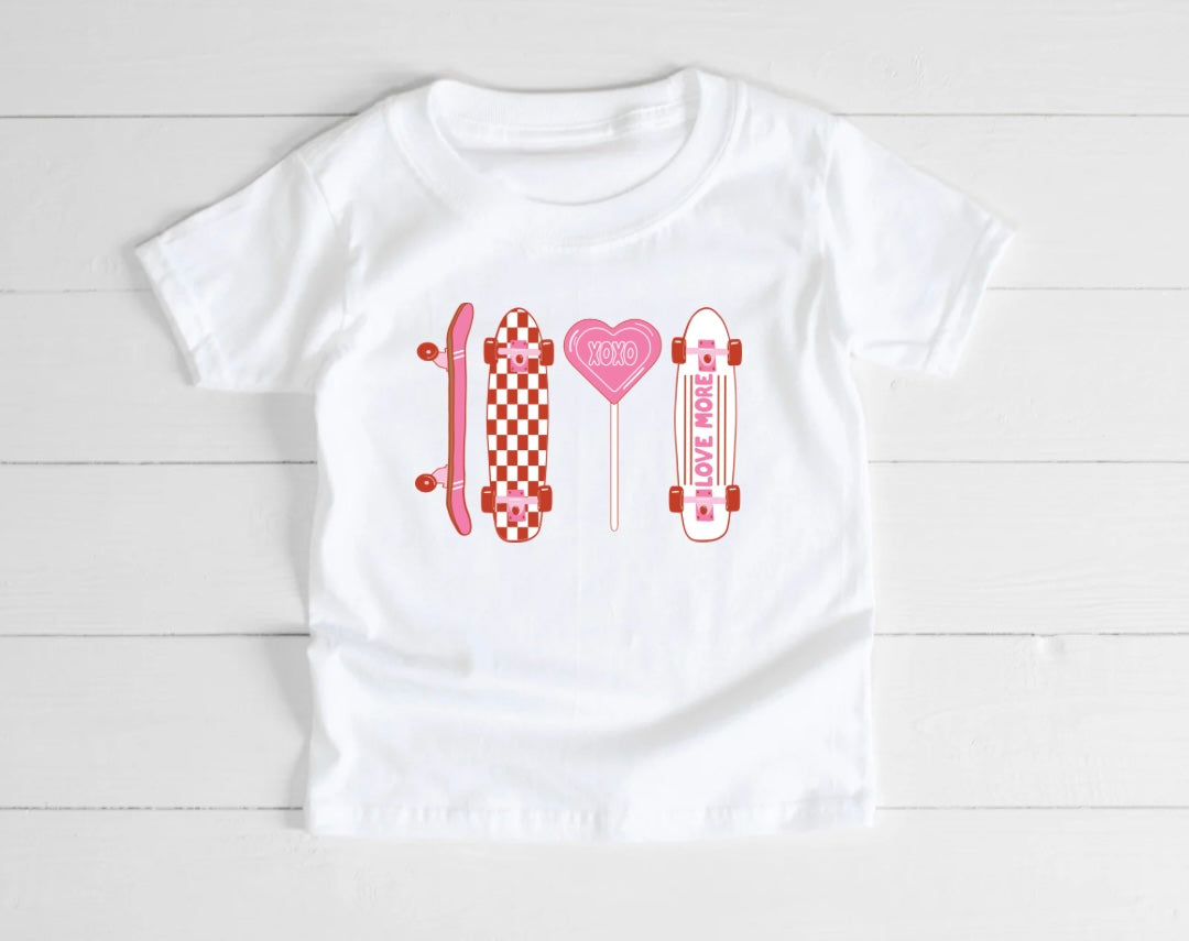 Valentine’s Skateboard T-Shirt