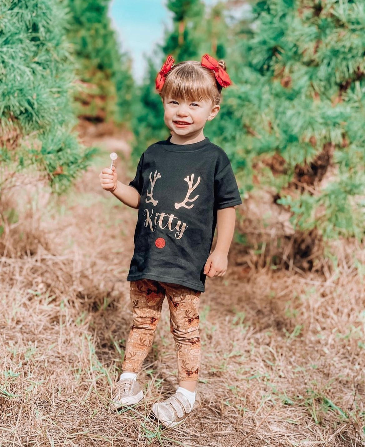 Children's Personalised Reindeer T-Shirt