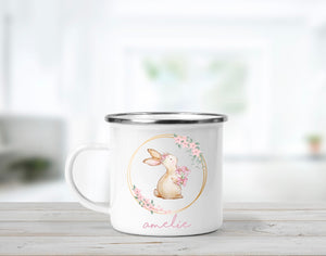 Personalised Floral Easter Mug