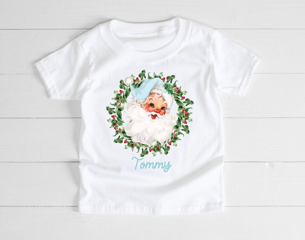 Personalised Vintage Santa T-Shirt