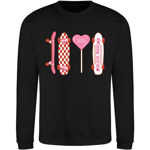 Valentine’s Skateboard Sweatshirt
