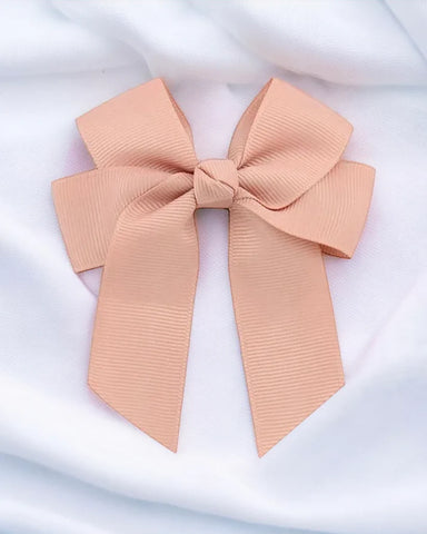 Personalised Nude Hair Bow