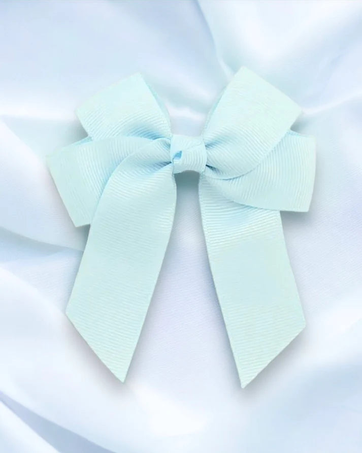 Personalised Light Blue Hair Bow