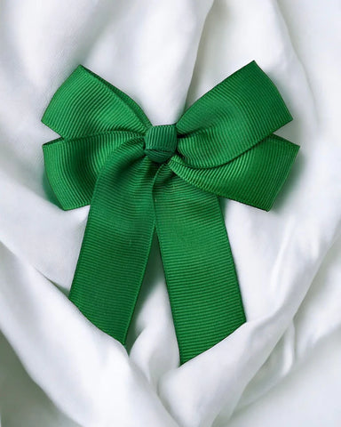 Personalised Dark Green Hair Bow