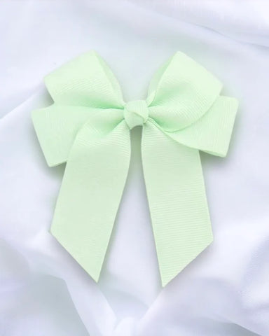 Personalised Mint Green Hair Bow