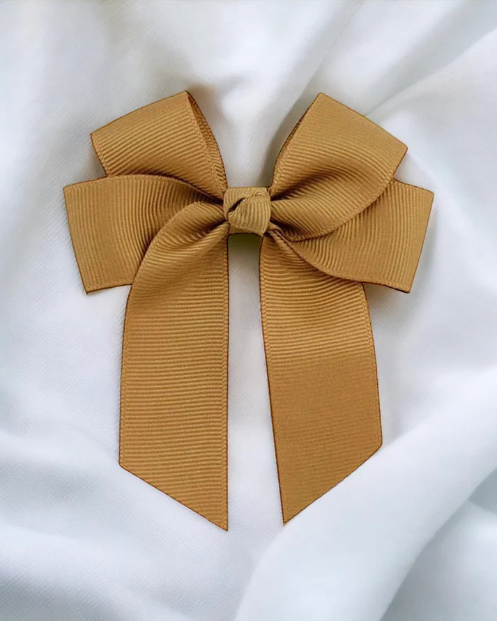 Personalised Light Brown Hair Bow