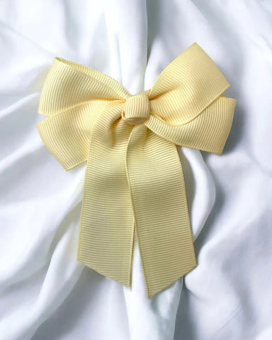 Personalised Cream Hair Bow