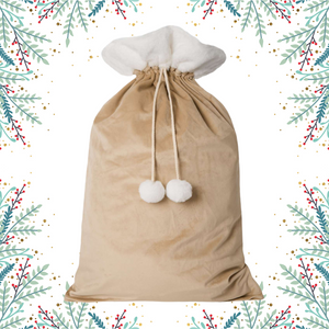 Personalised Natural Santa Sack