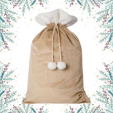 Personalised Natural Santa Sack