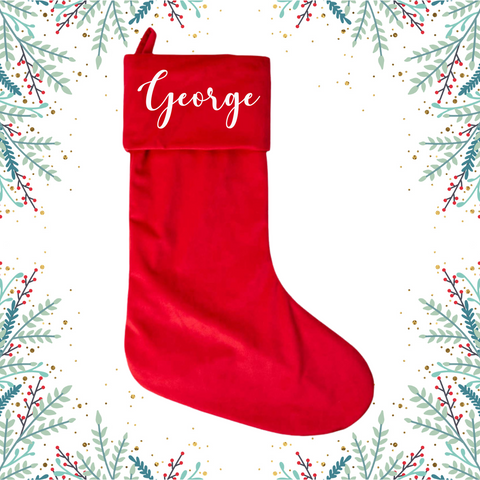 Personalised Red Stocking