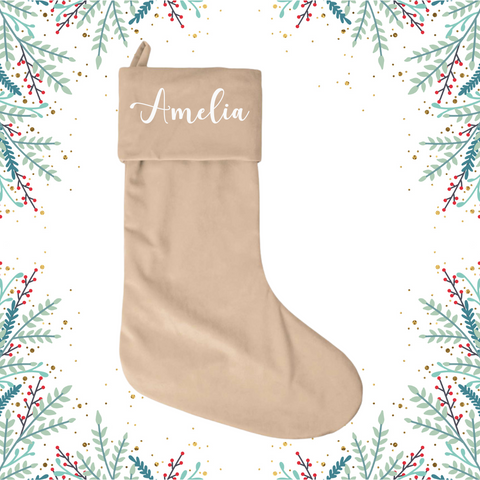 Personalised Natural Stocking